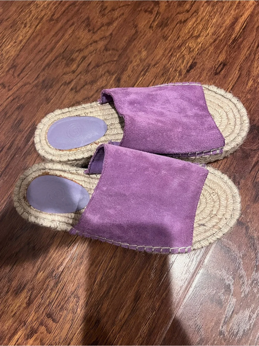 Urban outfitters Women’s Lavender Slide Espadrille Sandals - Suede Upper